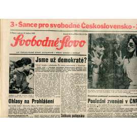 Svobodné slovo (19.5.1990) - staré noviny