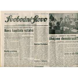 Svobodné slovo (28.4.1990) - staré noviny