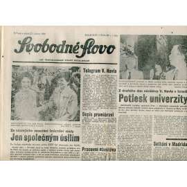 Svobodné slovo (27.4.1990) - staré noviny