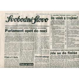 Svobodné slovo (20.4.1990) - staré noviny