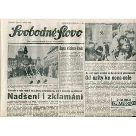 Svobodné slovo (17.4.1990) - staré noviny
