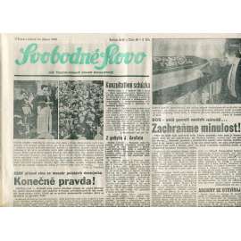 Svobodné slovo (14.4.1990) - staré noviny