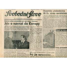 Svobodné slovo (10.4.1990) - staré noviny