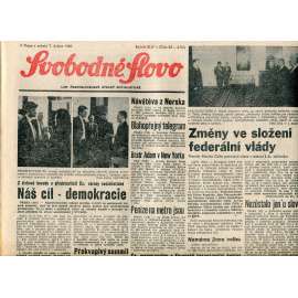Svobodné slovo (7.4.1990) - staré noviny