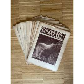 Reflektor, ročník III., číslo 1.-4.,6.-12., 14 a 18./1927 (není kompletní) - 1. republika, časopis, noviny