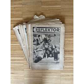 Reflektor, ročník IV., čísla 1, 3-6 a 8-24/1928 (není kompletní) - 1. republika, časopis, noviny