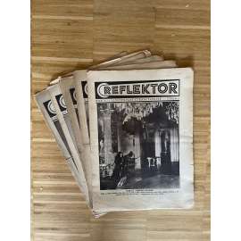 Reflektor, ročník V., čísla 1-4 a 6-9/1929 (není kompletní) - 1. republika, časopis, noviny Reflektor, ročník V., čísla 1-4 a 6-9/1929 (není kompletní) - 1. republika, časopis, noviny