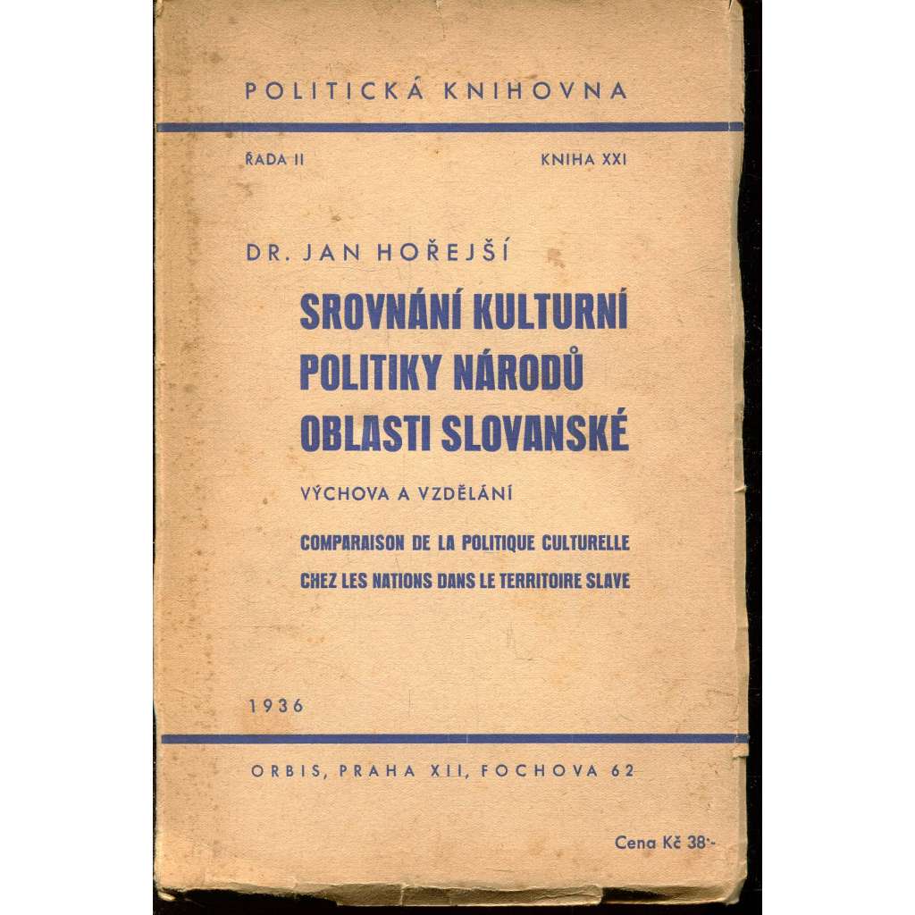 Srovnání kulturní politiky národů oblasti slovanské