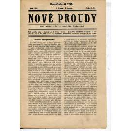 Nové proudy. List mládeže Socialistického Sjednocení (13.2.1924) - staré noviny, 1. republika Nové proudy. List mládeže Socialistického Sjednocení (13.2.1924) - staré noviny, 1. republika