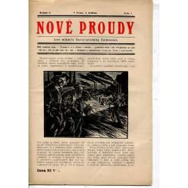 Nové proudy. List mládeže Socialistického Sjednocení (1.5.) - staré noviny, 1. republika