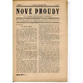 Nové proudy. List mládeže Socialistického Sjednocení (9.7.1924) - staré noviny, 1. republika Nové proudy. List mládeže Socialistického Sjednocení (9.7.1924) - staré noviny, 1. republika