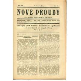 Nové proudy. List mládeže Socialistického Sjednocení (3.10.1923) - staré noviny, 1. republika Nové proudy. List mládeže Socialistického Sjednocení (3.10.1923) - staré noviny, 1. republika