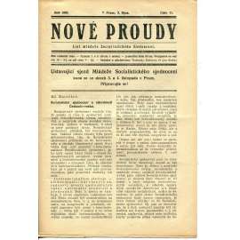 Nové proudy. List mládeže Socialistického Sjednocení (3.10.1923) - staré noviny, 1. republika Nové proudy. List mládeže Socialistického Sjednocení (3.10.1923) - staré noviny, 1. republika