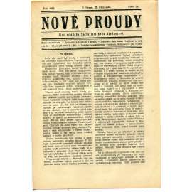 Nové proudy. List mládeže Socialistického Sjednocení (21.11.1923) - staré noviny, 1. republika Nové proudy. List mládeže Socialistického Sjednocení (21.11.1923) - staré noviny, 1. republika