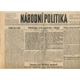 Národní politika (5.1.1945) - staré noviny, protektorát