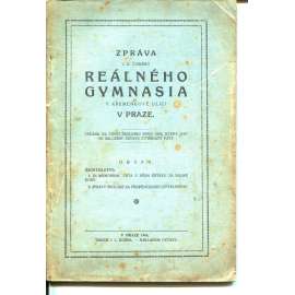 Zpráva c. k. českého reálného gymnasia v Křemencově ulici v Praze (Praha, Křemencova ulice) - 1916
