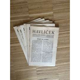 Havlíček, ročník XXIII., čísla 1-12/1934. Měsíčník Volné myšlenky československé (Časopis, kompletní)