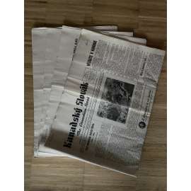 Kanadský Slovák, ročník XXIII., čísla 33, 36, 37 a 38/1964. (exil, noviny)