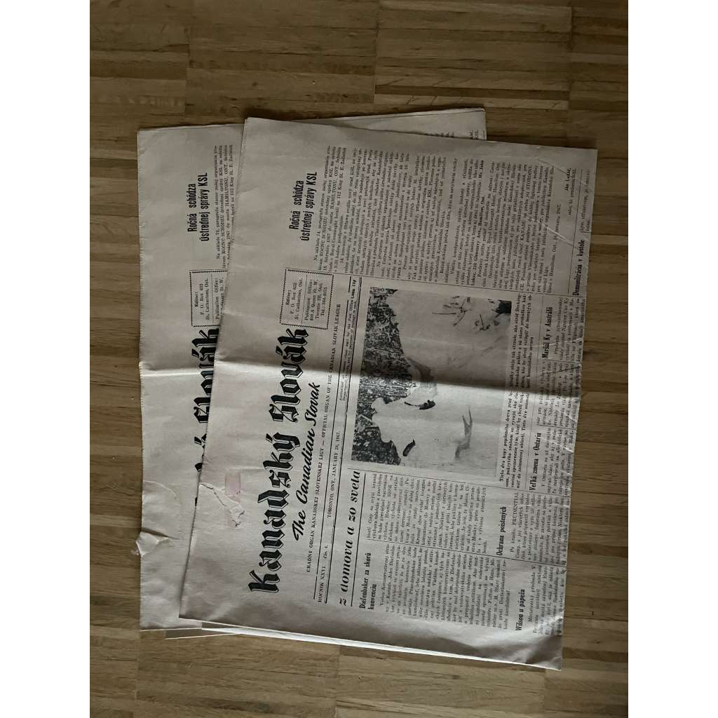 Kanadský Slovák, ročník XXVI., čísla 4 a 5/1967 (exil, noviny)