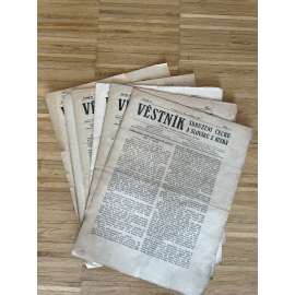 Věstník Sdružení Čechů a Slováků z Ruska, ročník II., čísla 3, 6 a 8 - 12/1921 (staré noviny, 1. republika, legie, časopis)