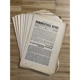 Komunistická revue, ročník VIII., číslo 1-12/1933 (komunistická literatura, časopis, noviny)