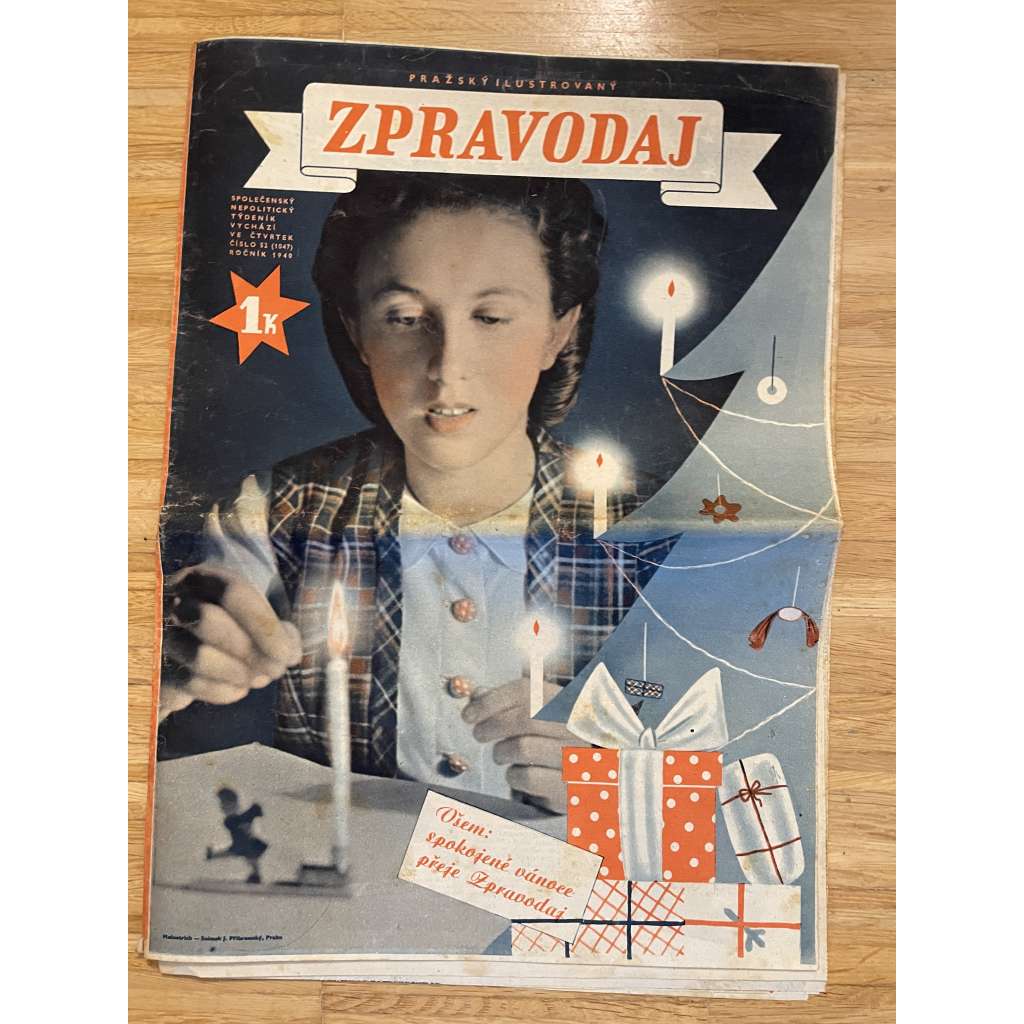 Pražský ilustrovaný zpravodaj, číslo 52/1940 (noviny, časopis, protektorát)