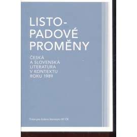 Listopadové proměny: Česká a slovenská literatura v kontextu roku 1989