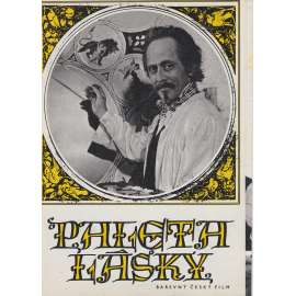 Paleta lásky. Bio-program v obrazech. Filmový prospekt z kina. (režie Josef Mach, hrají P. Kostka, E. Cupák)