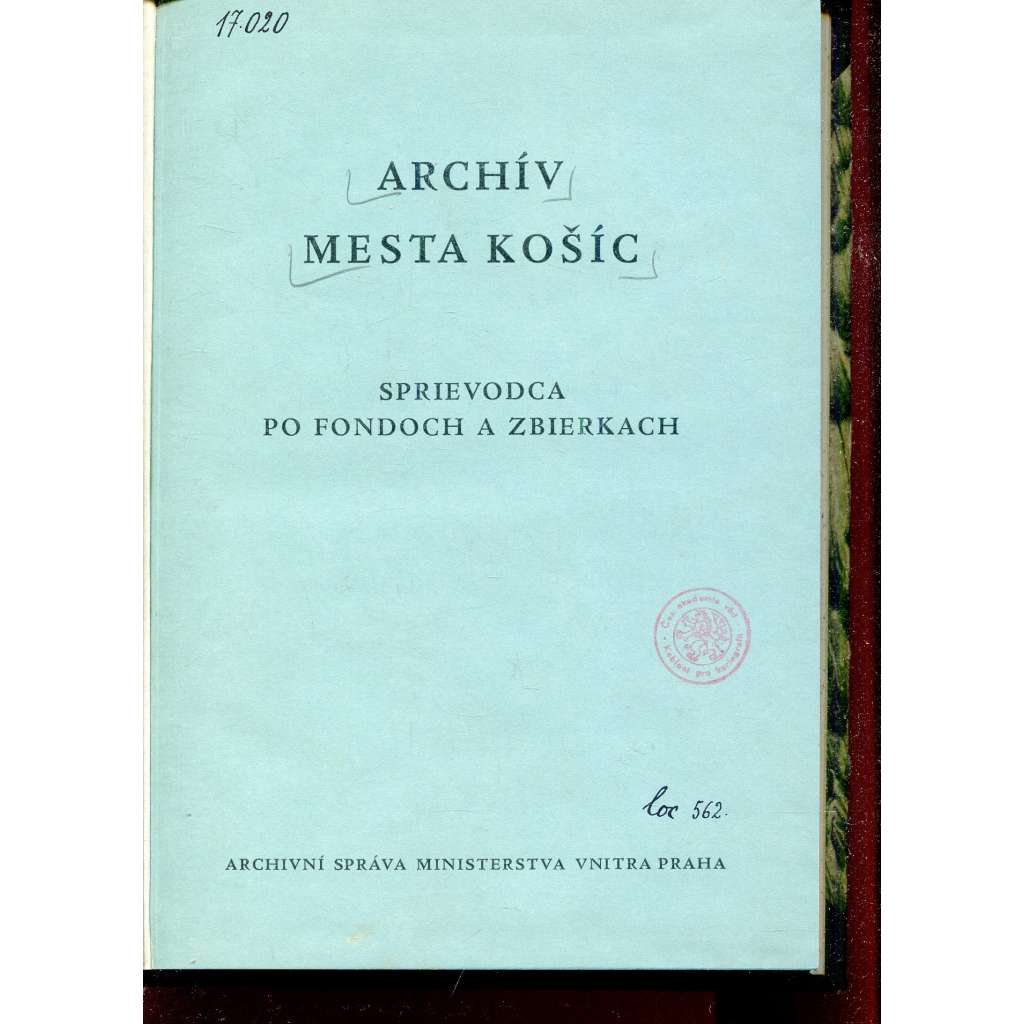 Archív mesta Košíc (Košice) - text slovensky
