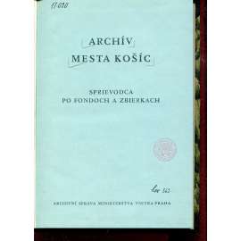 Archív mesta Košíc (Košice) - text slovensky