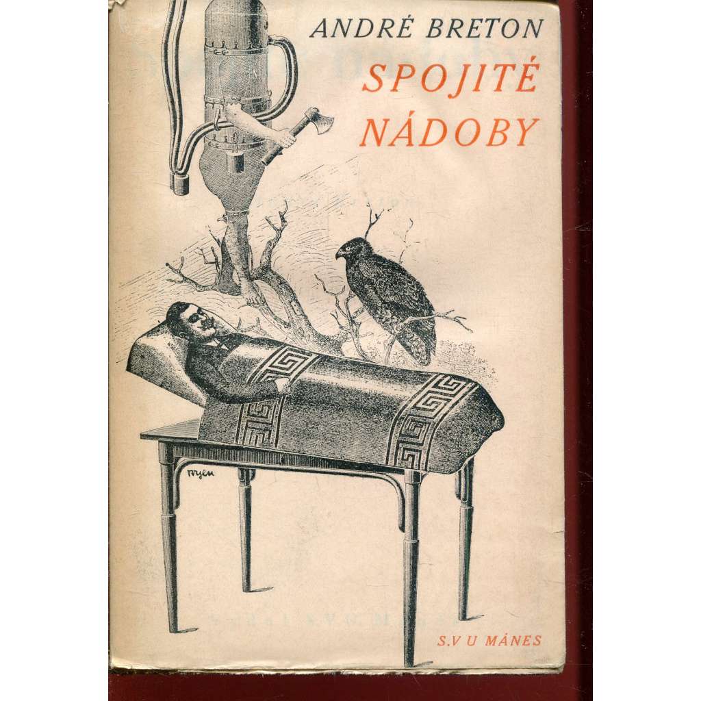 Spojité nádoby (obálka Toyen) - avantgarda