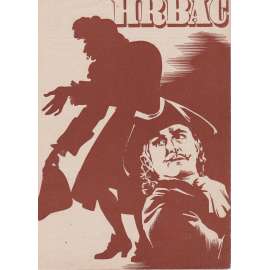 Hrbáč. Bio-program v obrazech. Filmový prospekt z kina. (režie Jean Delannoy, hrají P. Blanchar, Y. Gaudeau)