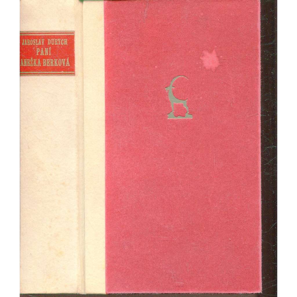 Paní Anežka Berková (polopergamenová vazba)