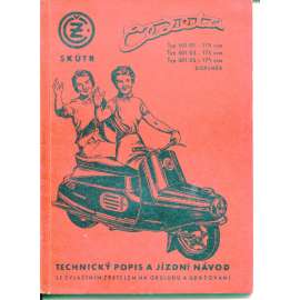 Skútr Čezeta. Technický popis a jízdní návod (Stav 1A)