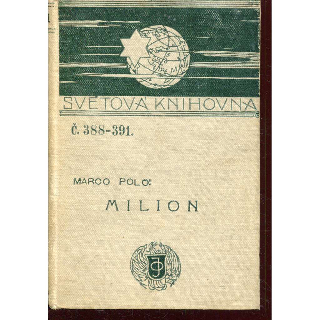 Milion (Marco Polo, Světová knihovna)