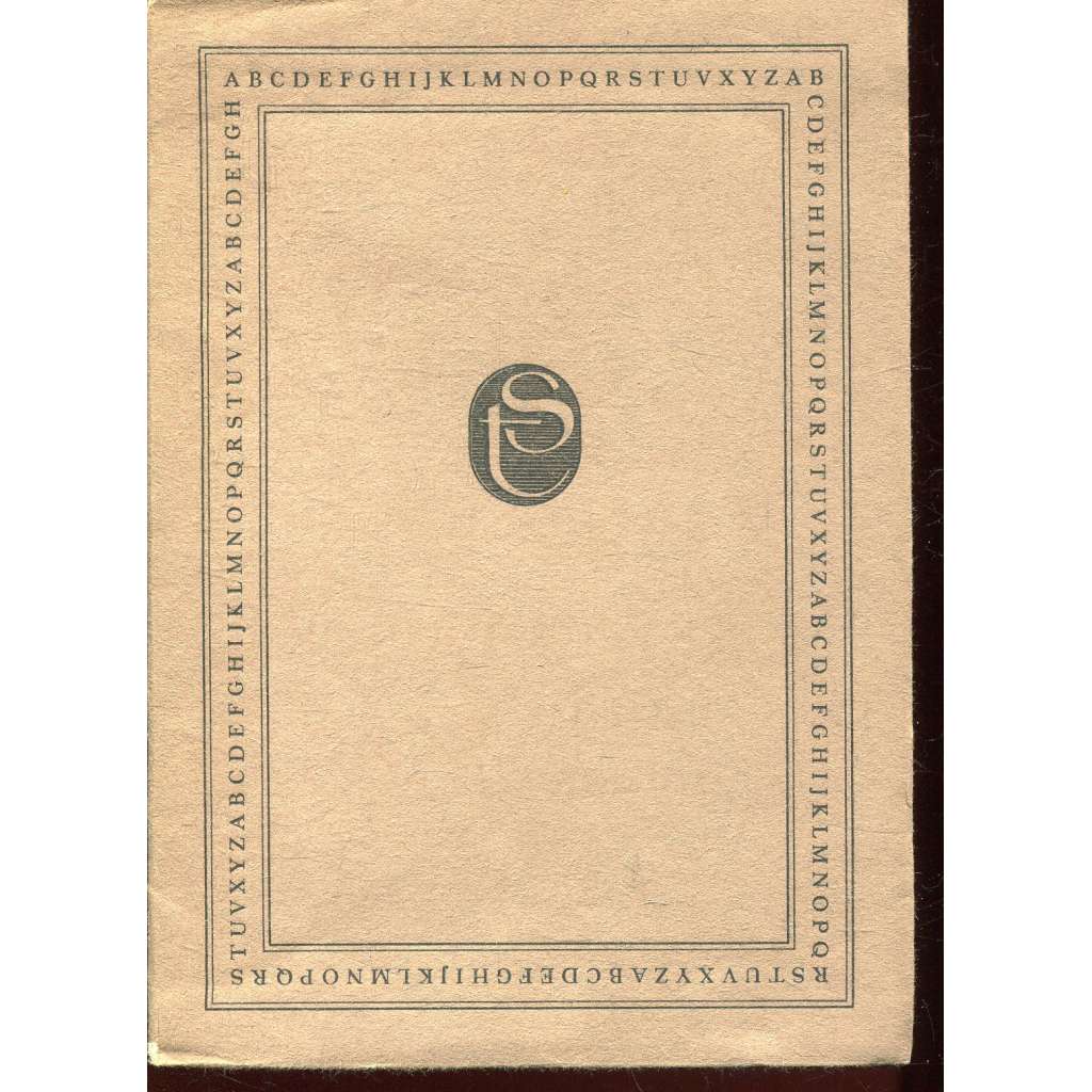 Knižní písmo Slavoboje Tusara