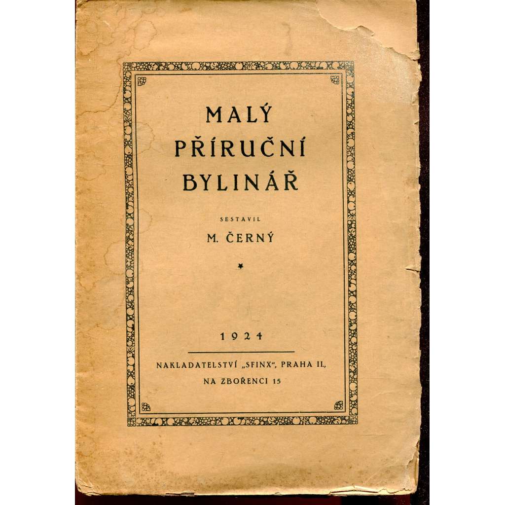 Malý příruční bylinář