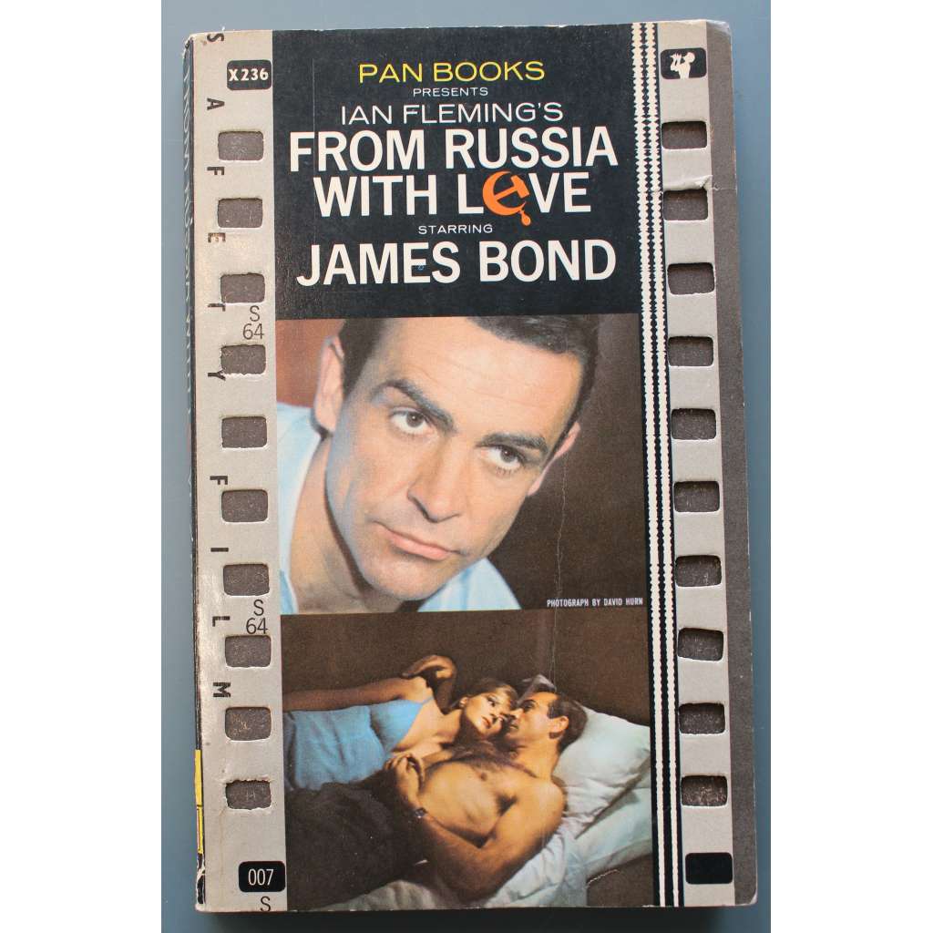 From Russia with love. James Bond (Srdečné pozdravy z Ruska; Bondovka, novela; obálka-film Sean Connery)
