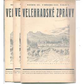 Velehradské zprávy, ročník XX., číslo 1-4/1939 (Velehrad)