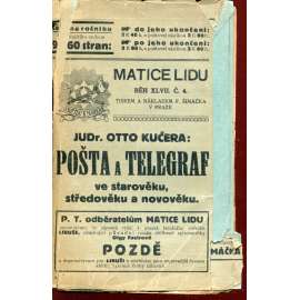 Pošta a telegraf ve starověku, středověku a novověku