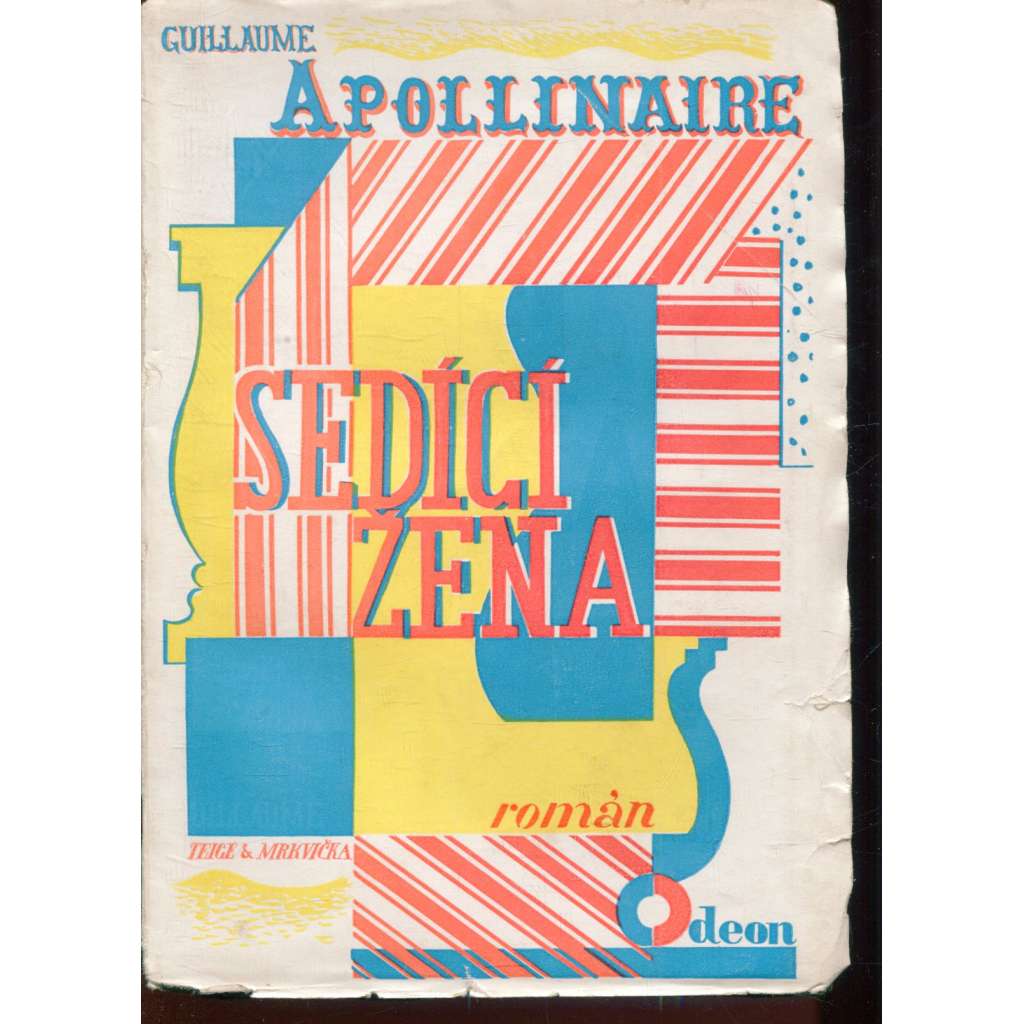 Sedící žena (obálka Karel Teige, Otakar Mrkvička)