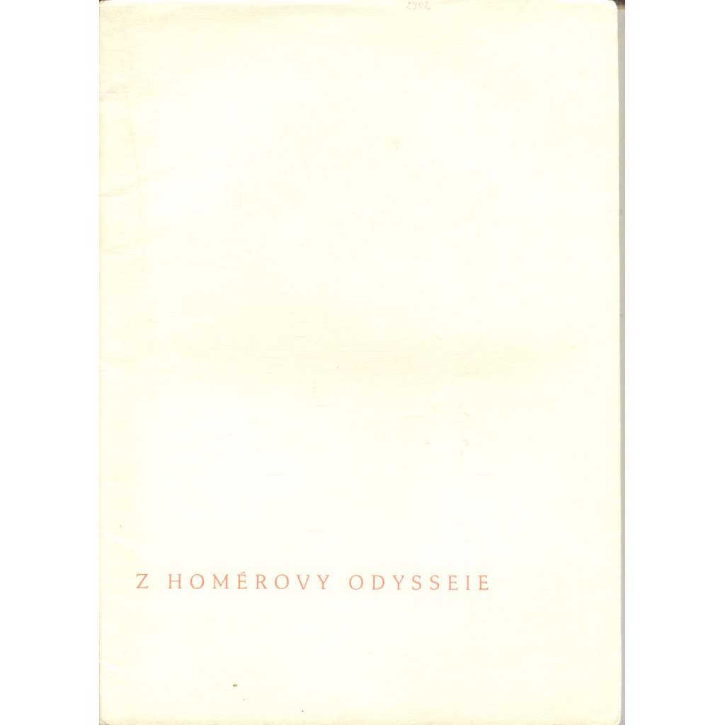 Z Homérovy Odysseie (podpis Antonín Strnadel)