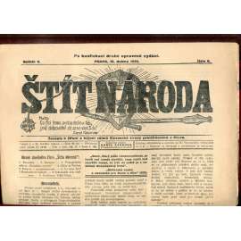 Štít národa. 15.4.1924 (antisemitismus, protižidovský časopis, noviny)