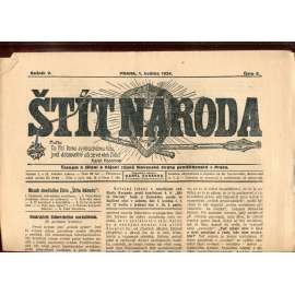 Štít národa. 1.5.1924 (antisemitismus, protižidovský časopis, noviny)