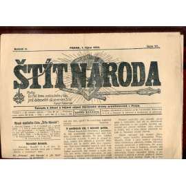 Štít národa. 1.10.1924 (antisemitismus, protižidovský časopis, noviny)