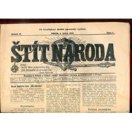 Štít národa. 1.1.1923 (antisemitismus, protižidovský časopis, noviny)