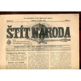 Štít národa. 15.1.1923 (antisemitismus, protižidovský časopis, noviny)