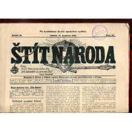 Štít národa. 15.12.1922 (antisemitismus, protižidovský časopis, noviny)