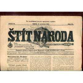 Štít národa. 15.12.1922 (antisemitismus, protižidovský časopis, noviny)