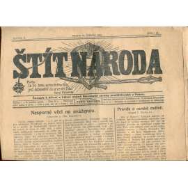 Štít národa. 15.6.1921 (antisemitismus, protižidovský časopis, noviny)